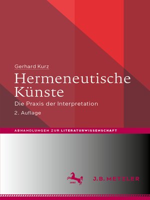 cover image of Hermeneutische Künste